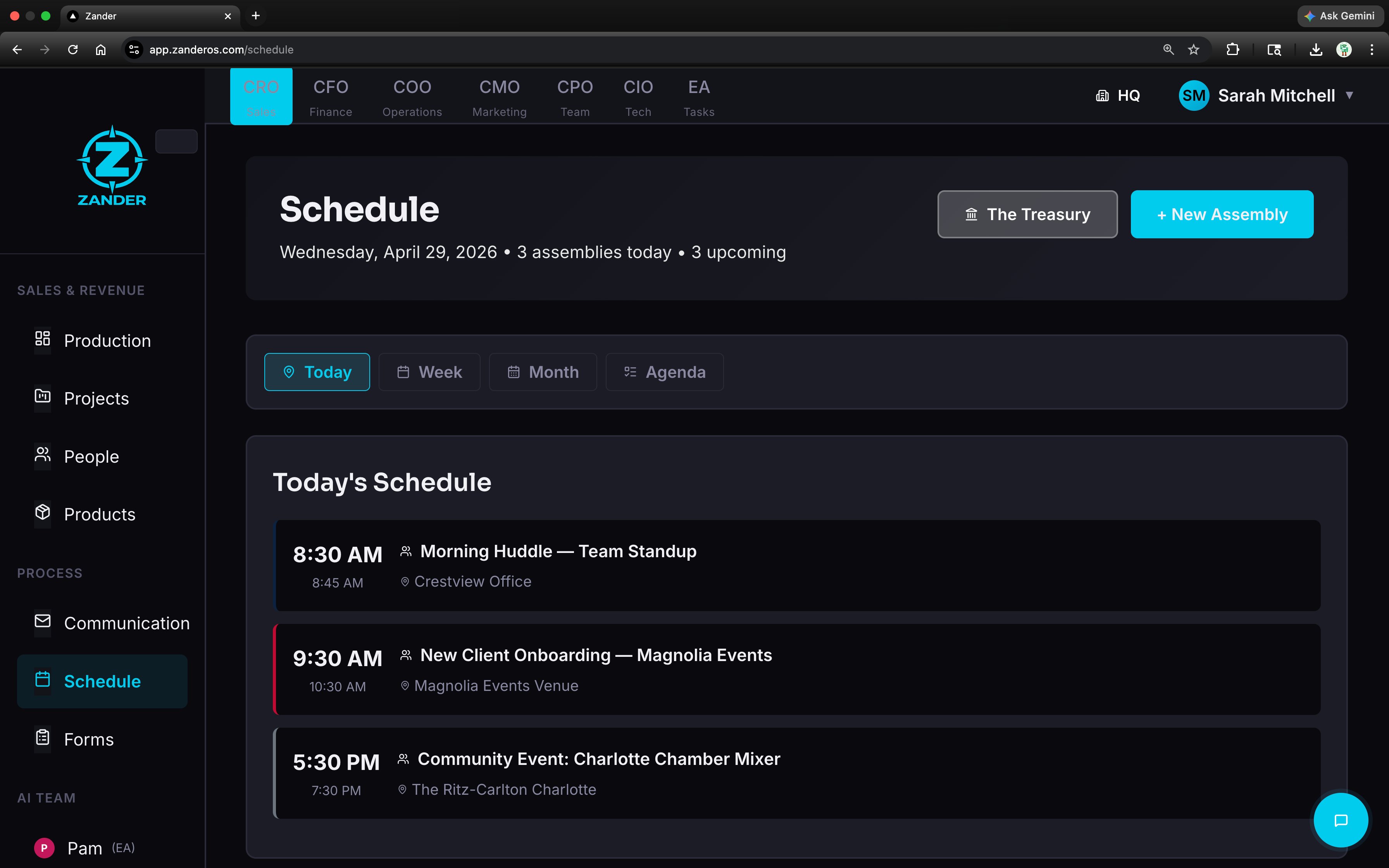 Your day, organized around what actually matters